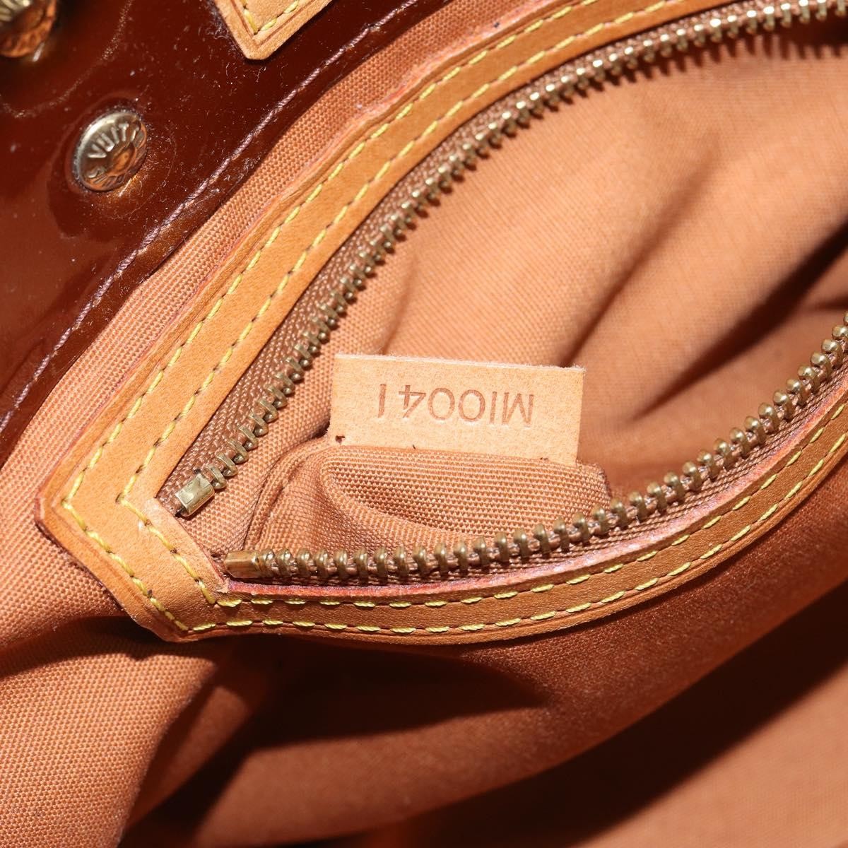 Louis Vuitton Reade Handbag Monogram Vernis Brown Patent_Leather Handbag (Pre-Owned)