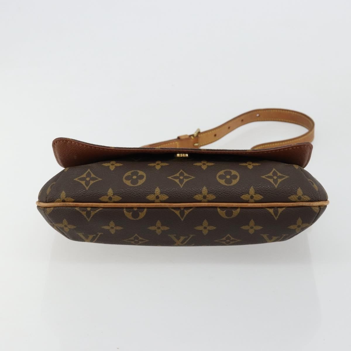 Louis Vuitton Musette Tango Handbag Monogram Canvas Brown Canvas Shoulder Bag Bag (Pre-Owned)