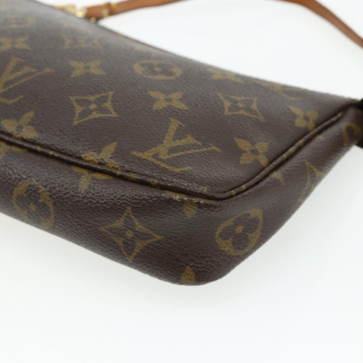Louis Vuitton Pochette Accessoires Nm Monogram Canvas Brown Canvas Clutche & Pouche Bag (Pre-Owned)