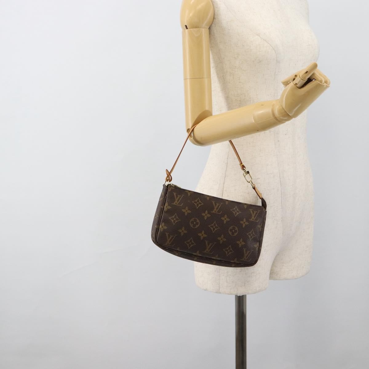 Louis Vuitton Pochette Accessoires Nm Monogram Canvas Brown Canvas Clutche & Pouche Bag (Pre-Owned)