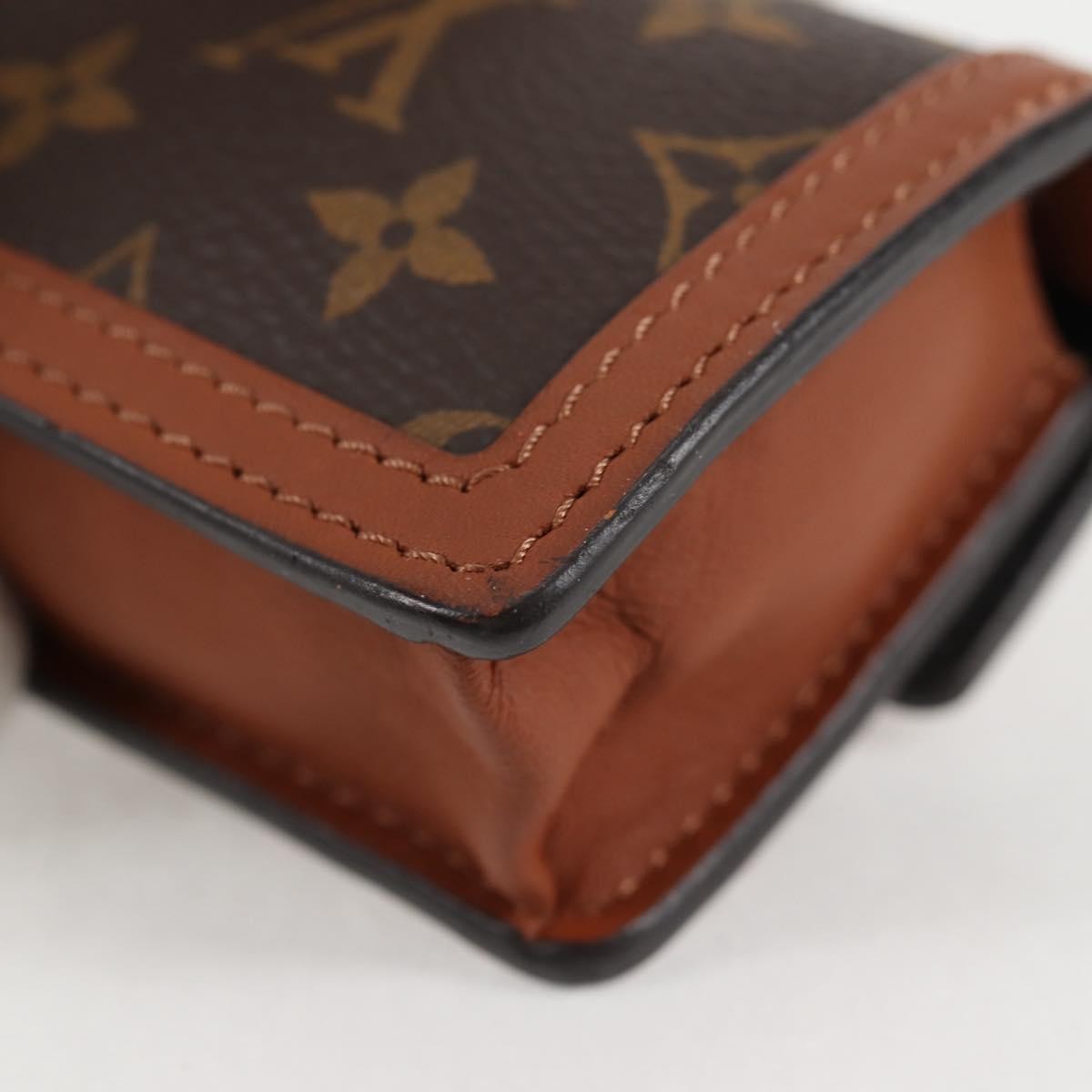 Louis Vuitton Dauphine Chain Wallet Reverse Monogram Canvas Brown Canvas Bag (Pre-Owned)