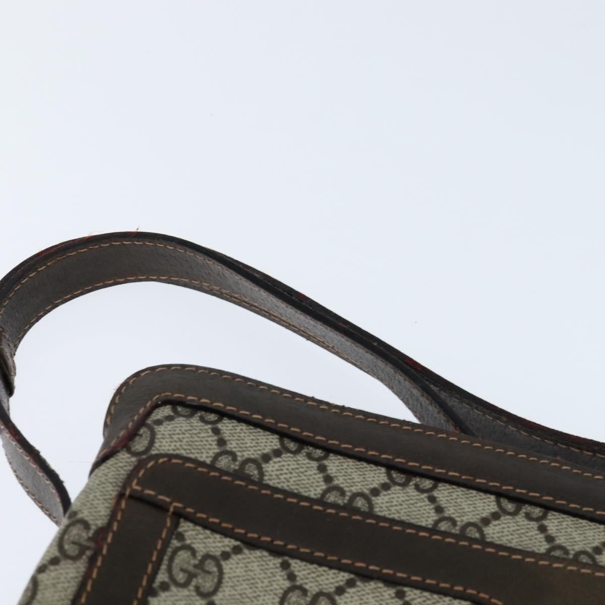 Gucci Ophidia Zip Shoulder Bag Gg Coated Canvas Beige Canvas Shoulder Bag Bag (Pre-Owned)