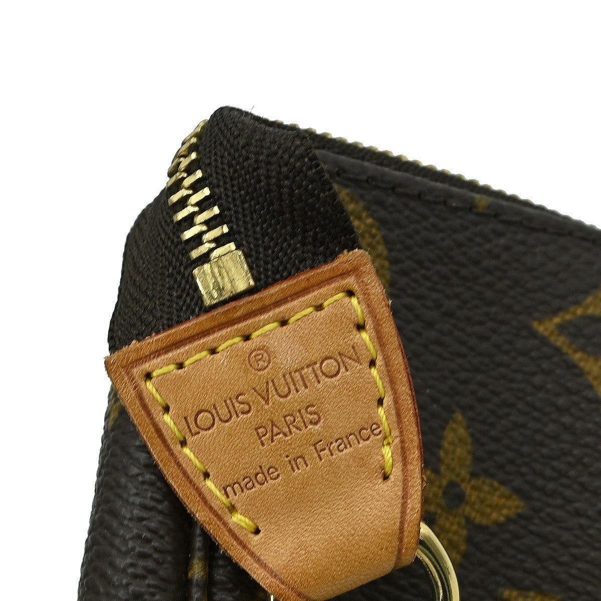 Louis Vuitton Mini Pochette Accessoires Canvas Brown Canvas Clutche & Pouche Bag (Pre-Owned)