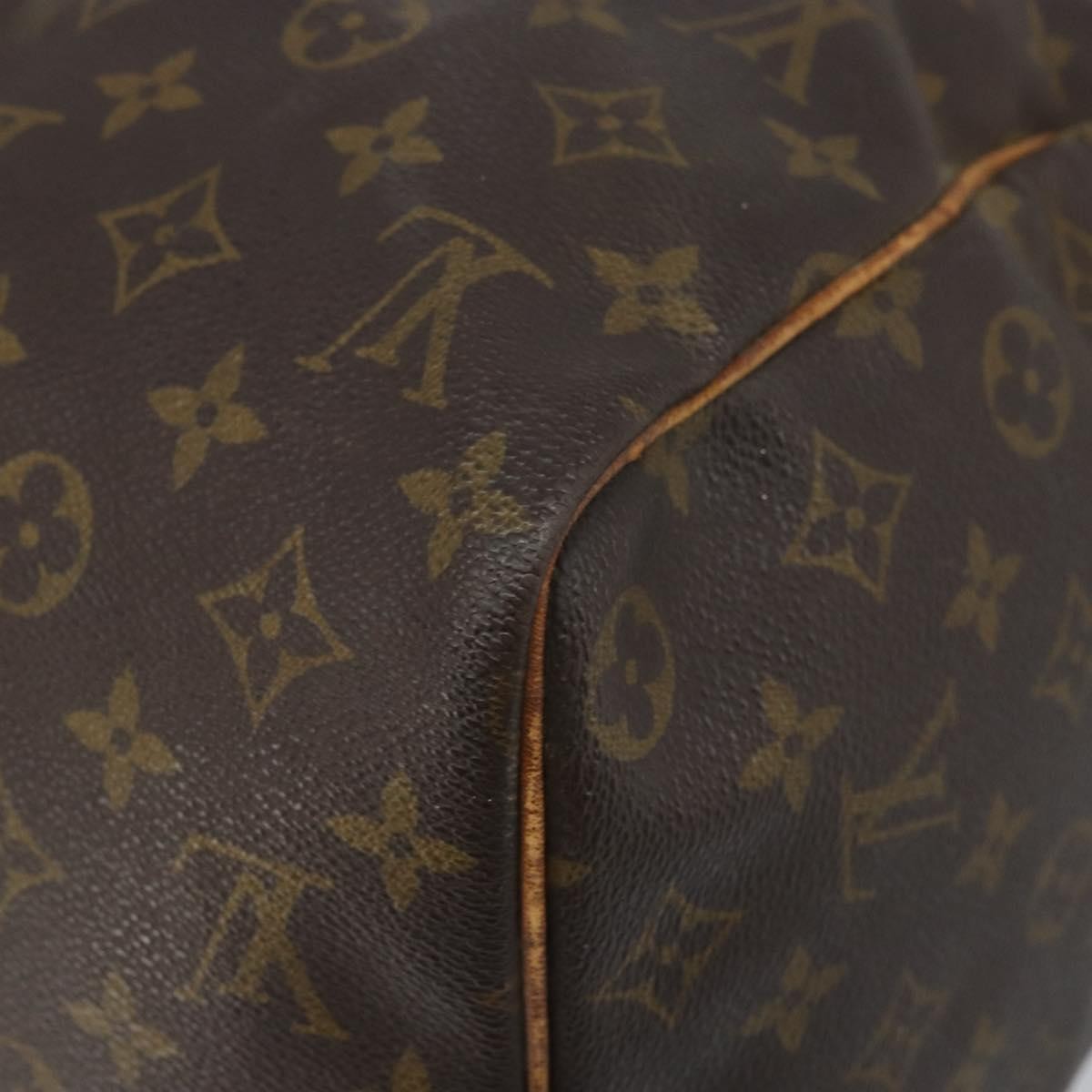 Louis Vuitton Keepall Bag Monogram Canvas Brown Canvas Travel Bag Bag (Pre-Owned)