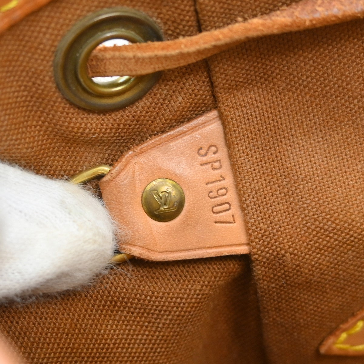 Louis Vuitton Vintage Montsouris Backpack Monogram Canvas Brown Canvas Backpack Bag (Pre-Owned)