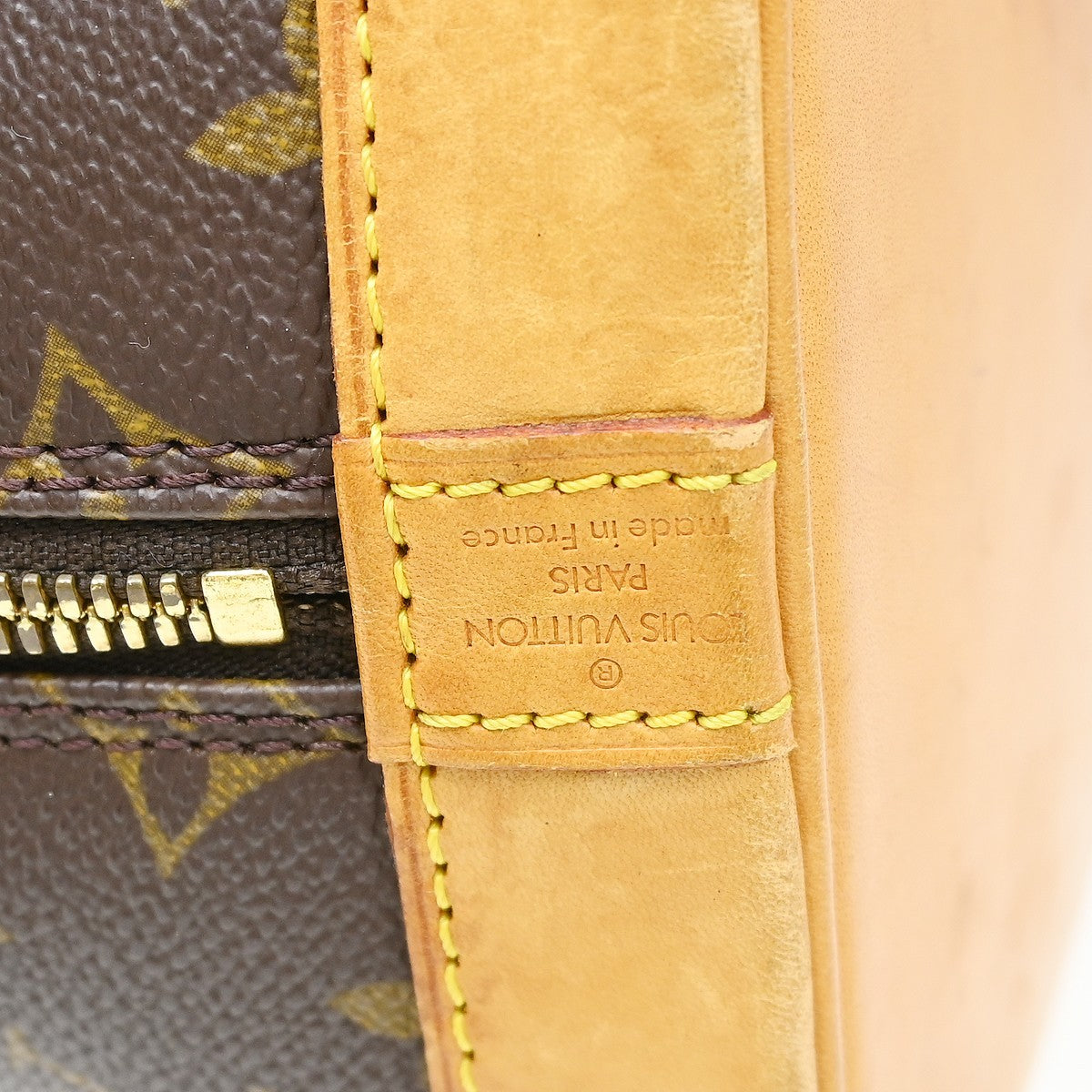 Louis Vuitton Alma Handbag Monogram Canvas Brown Canvas Handbag (Pre-Owned)