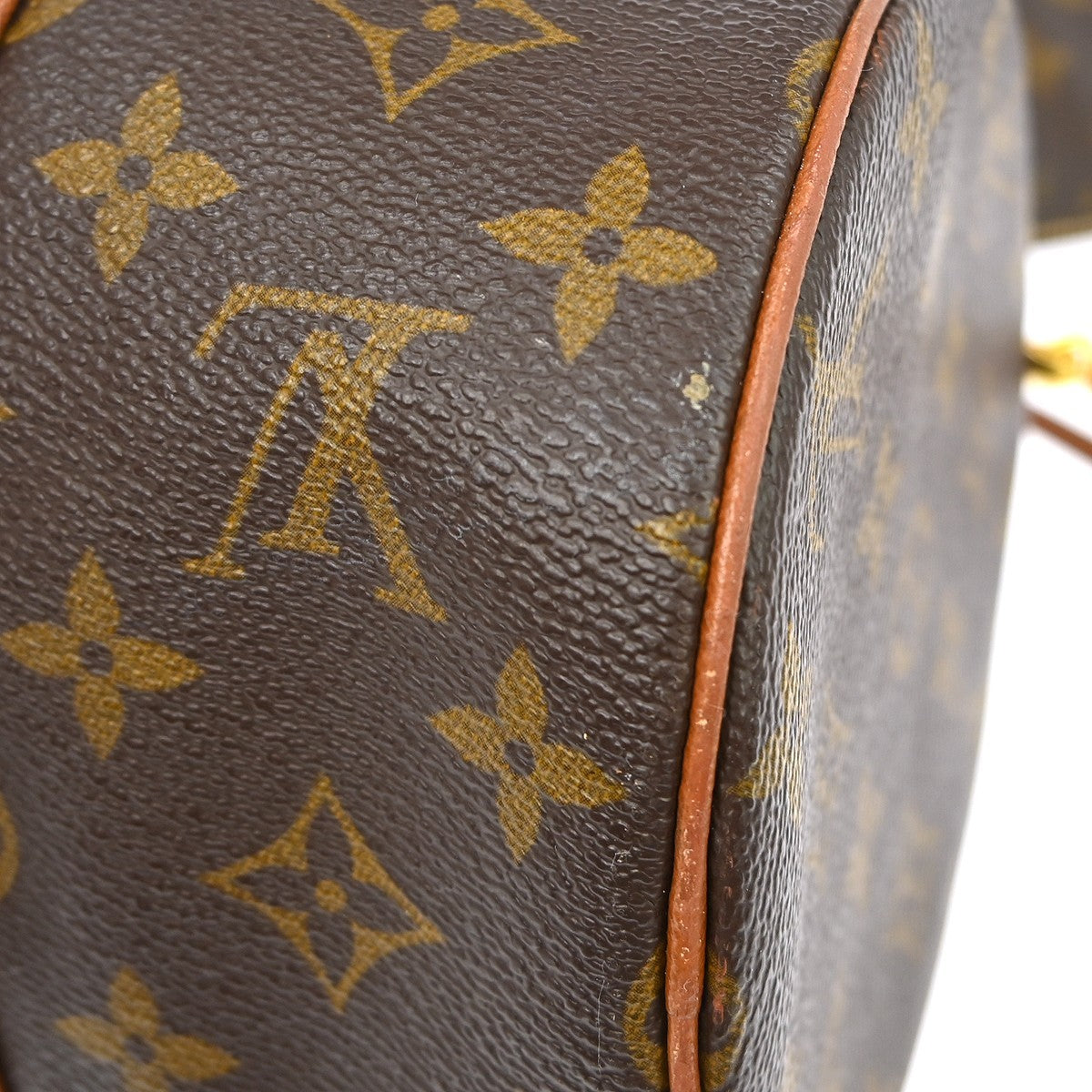 Louis Vuitton Papillon Handbag Monogram Canvas Brown Canvas Handbag (Pre-Owned)