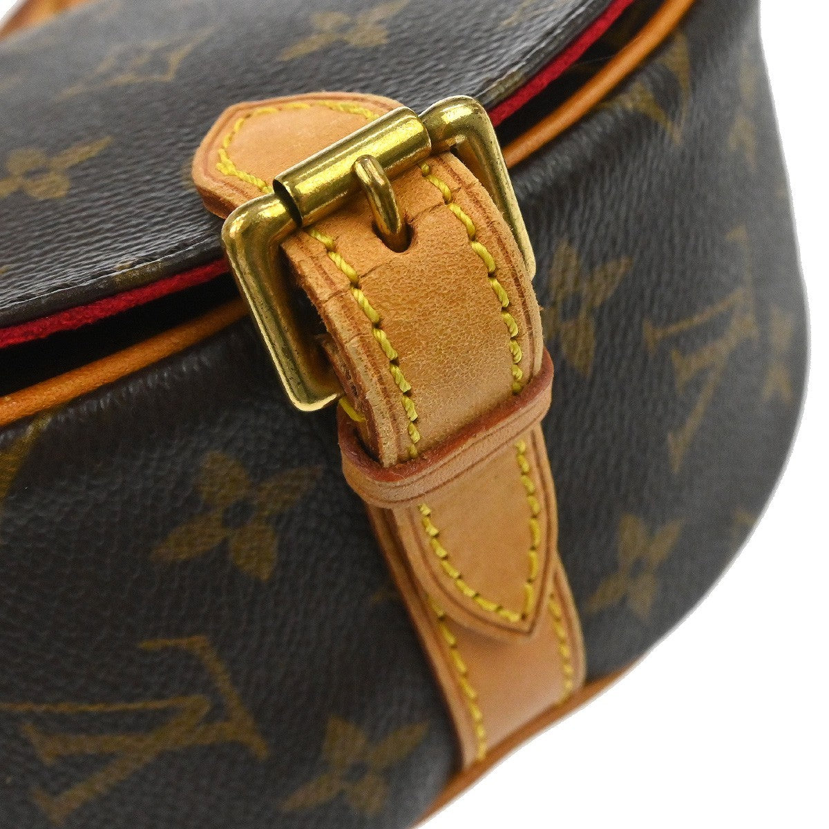 Louis Vuitton Tambourine Handbag Monogram Canvas Brown Canvas Shoulder Bag Bag (Pre-Owned)