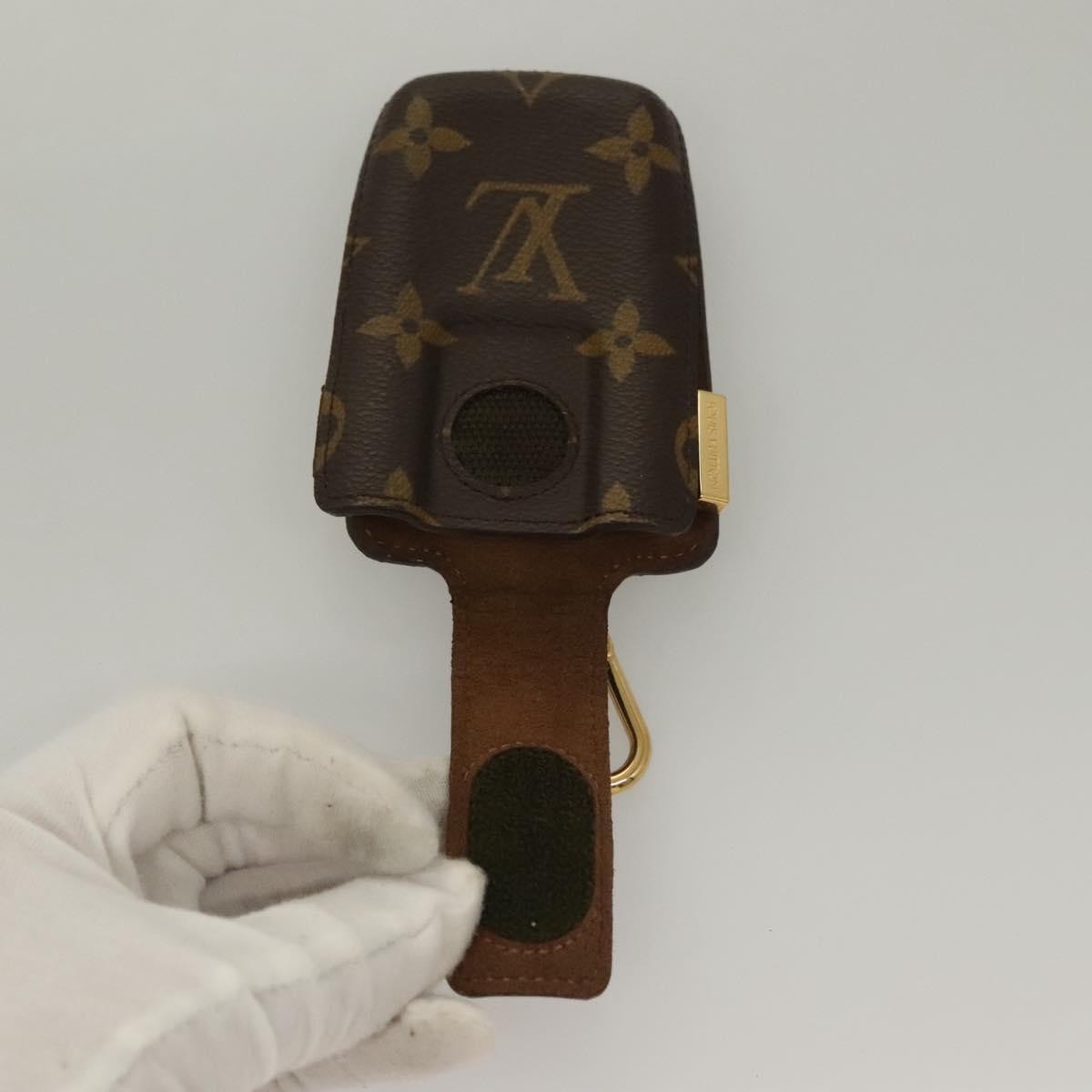 Louis Vuitton Etui Phone Case Monogram Canvas Brown Canvas Bag (Pre-Owned)