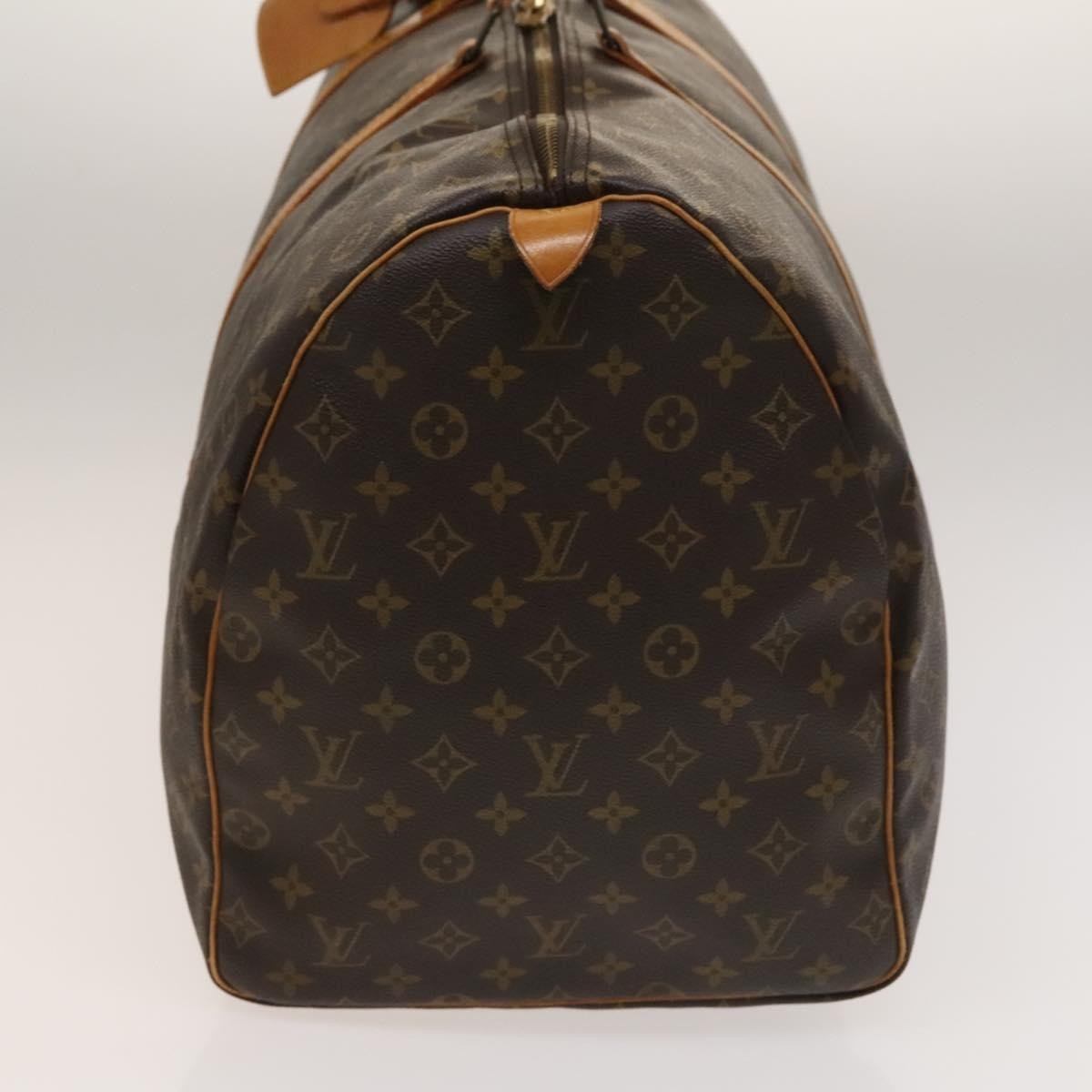 Louis Vuitton Keepall Bag Monogram Canvas Brown Canvas Travel Bag Bag (Pre-Owned)