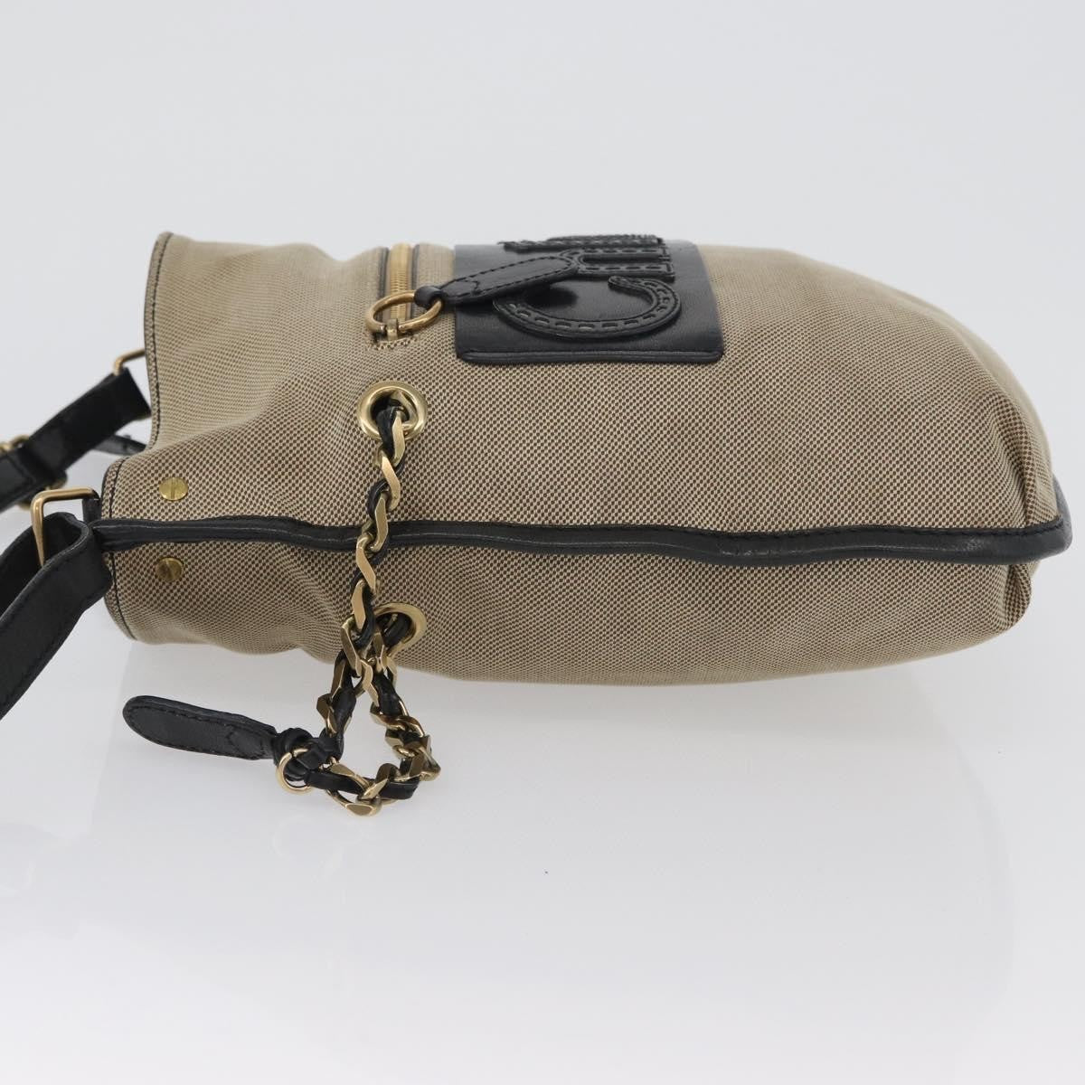 Chloe Vintage Shoulder Bag Canvas Beige Canvas Shoulder Bag Bag (Pre-Owned)