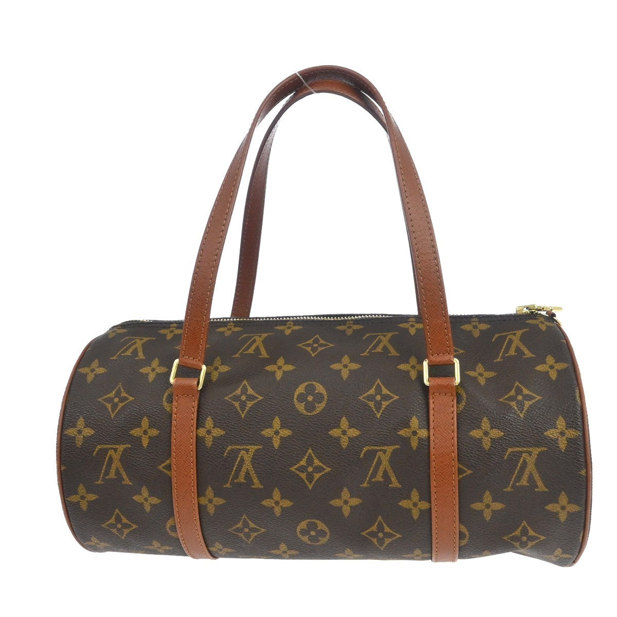 Louis Vuitton Papillon Handbag Monogram Canvas Brown Canvas Handbag (Pre-Owned)