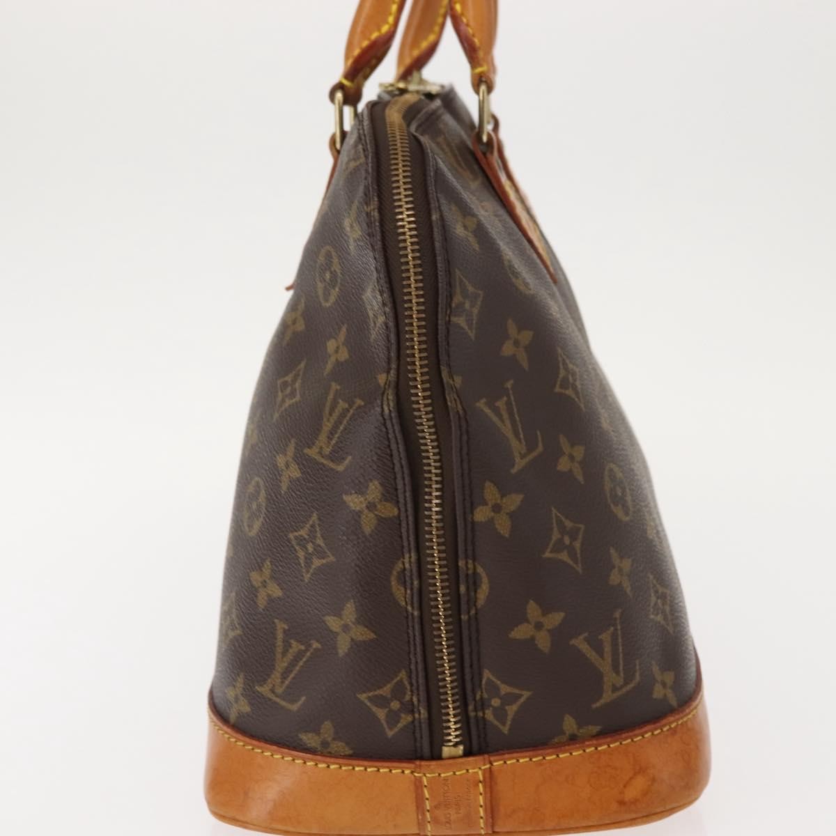 Louis Vuitton Vintage Alma Handbag Monogram Canvas Brown Canvas Handbag (Pre-Owned)