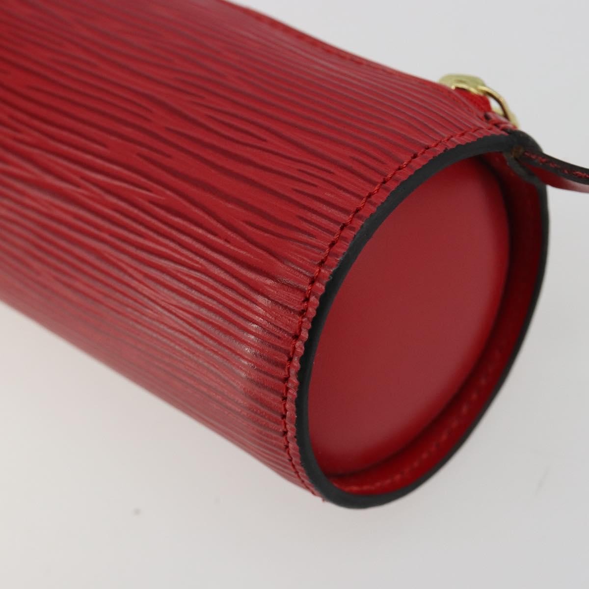 Louis Vuitton Soufflot Pochette Epi Leather Red Leather Clutche & Pouche Bag (Pre-Owned)