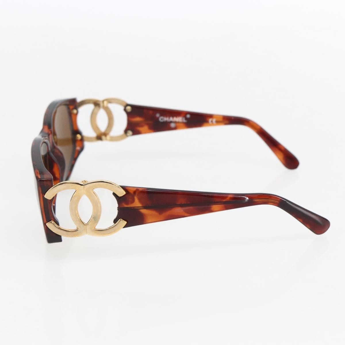 Chanel Logo Cc Sunglasses Plastic Brown Plastic Sunglasse Accessory (Pre-Owned)