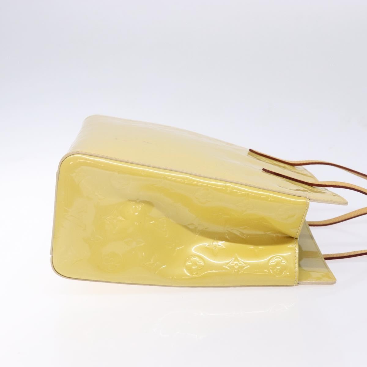 Louis Vuitton Catalina Handbag Monogram Vernis Yellow Patent_Leather Tote Bag Bag (Pre-Owned)