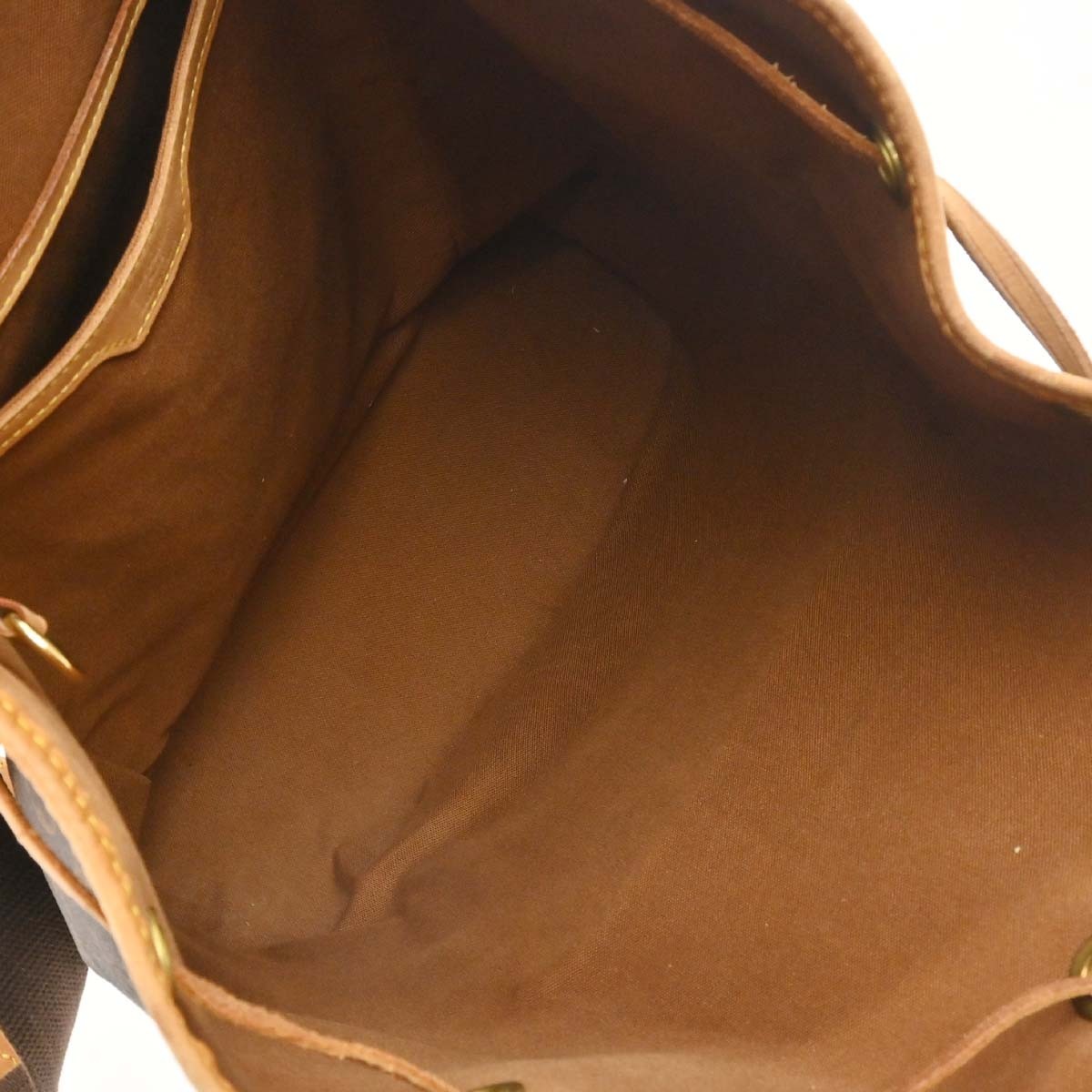 Louis Vuitton Vintage Montsouris Backpack Monogram Canvas Brown Canvas Backpack Bag (Pre-Owned)