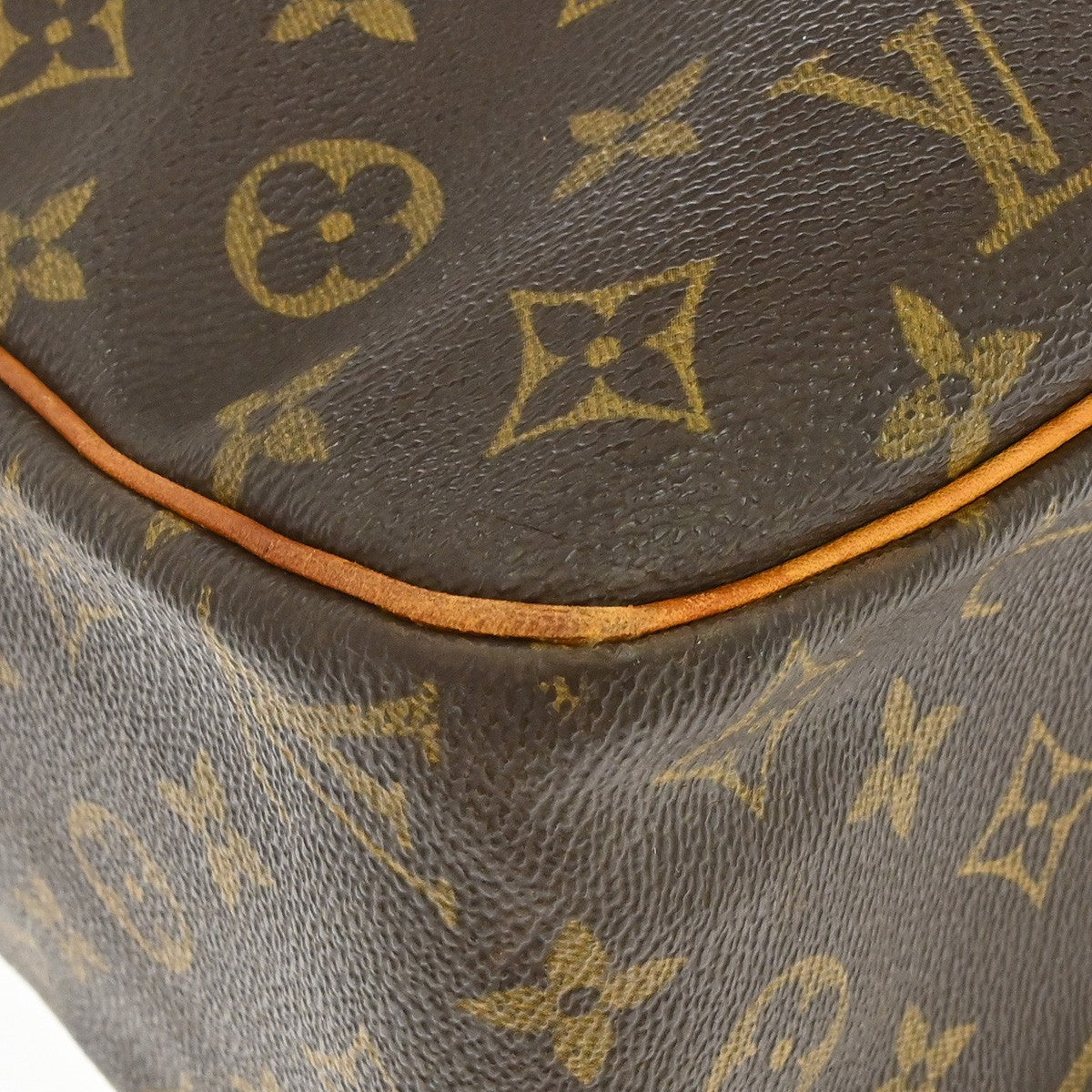 Louis Vuitton Cite Handbag Monogram Canvas Brown Canvas Shoulder Bag Bag (Pre-Owned)