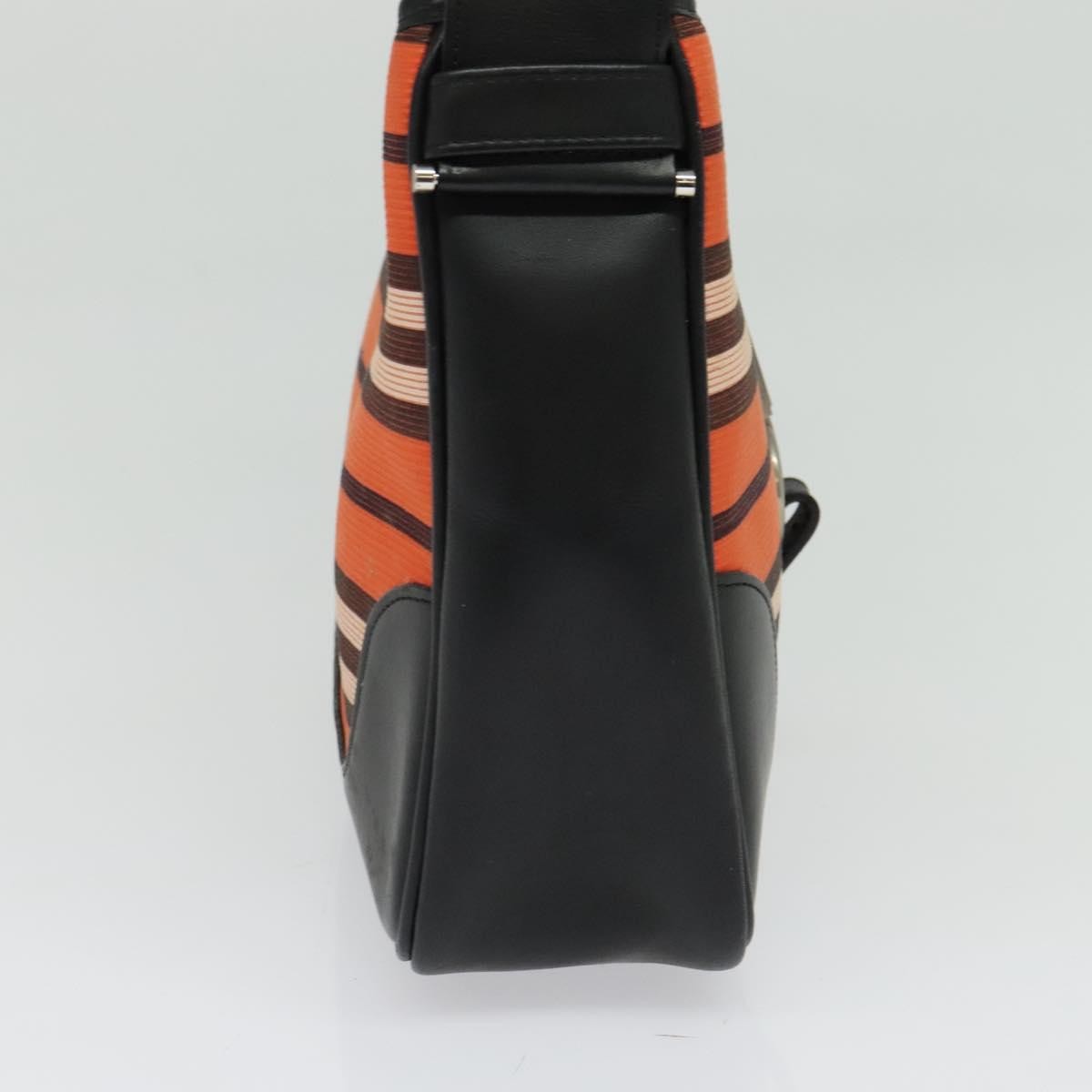 Burberry Blue Label Shoulder Bag Canvas Orange Canvas Shoulder Bag Bag (Pre-Owned)