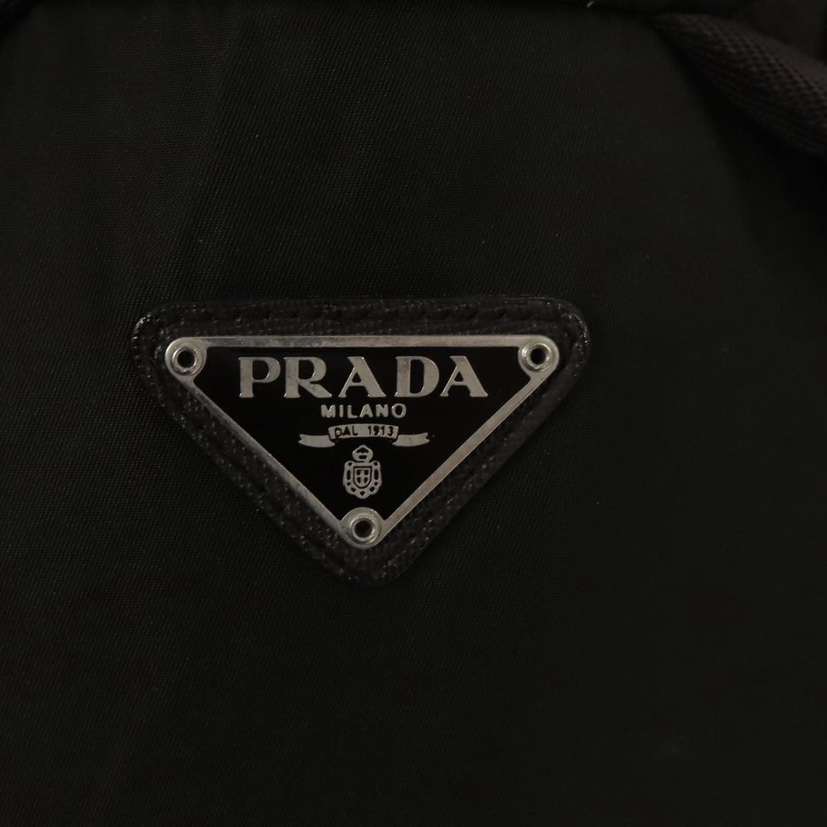Prada Double Front Pocket Backpack Tessuto Khaki Nylon Backpack Bag (Pre-Owned)