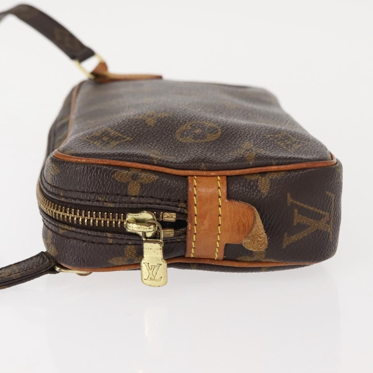 Louis Vuitton Pochette Marly Bandouliere Bag Monogram Canvas Brown Canvas Shoulder Bag Bag (Pre-Owned)