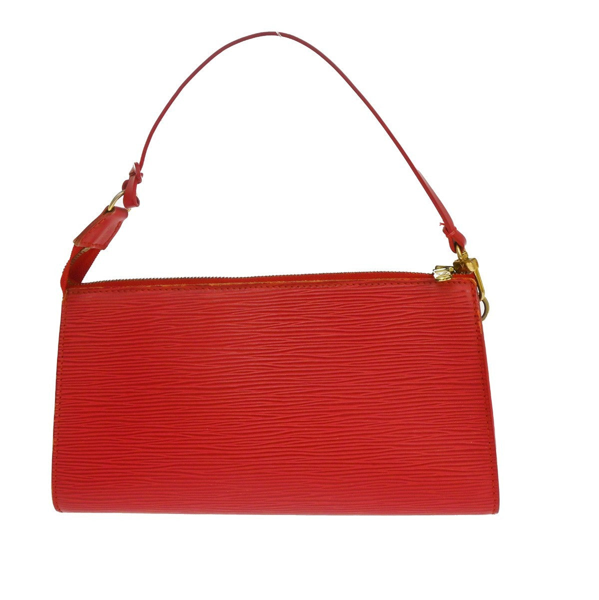 Louis Vuitton Pochette Accessoires Epi Leather Red Leather Clutche & Pouche Bag (Pre-Owned)