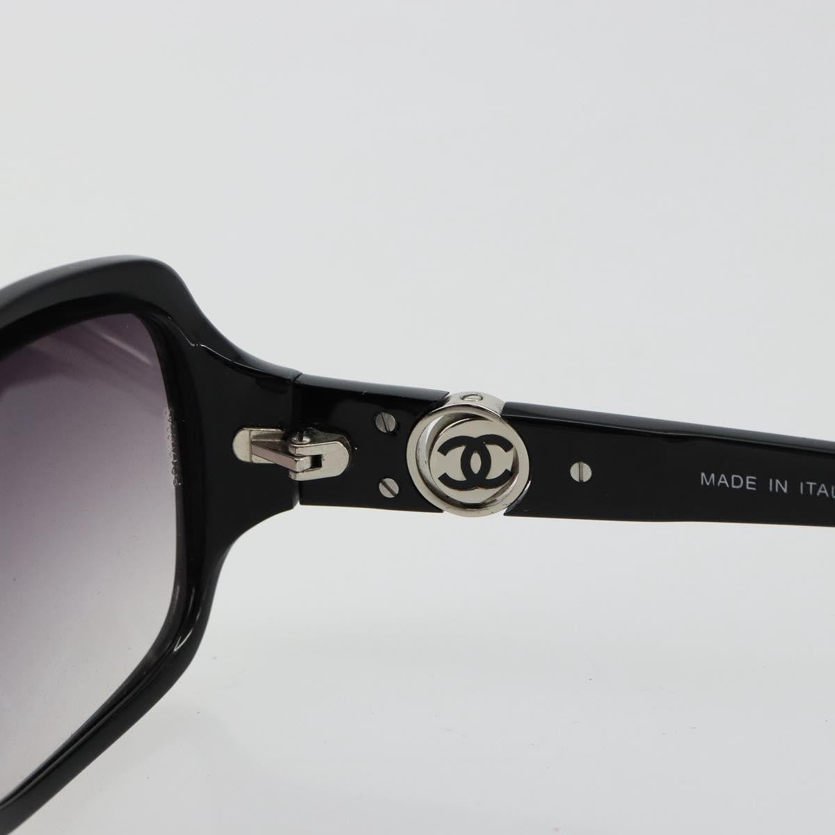 Chanel Logo Cc Sunglasses Plastic Black Plastic Sunglasse Accessory (Pre-Owned)