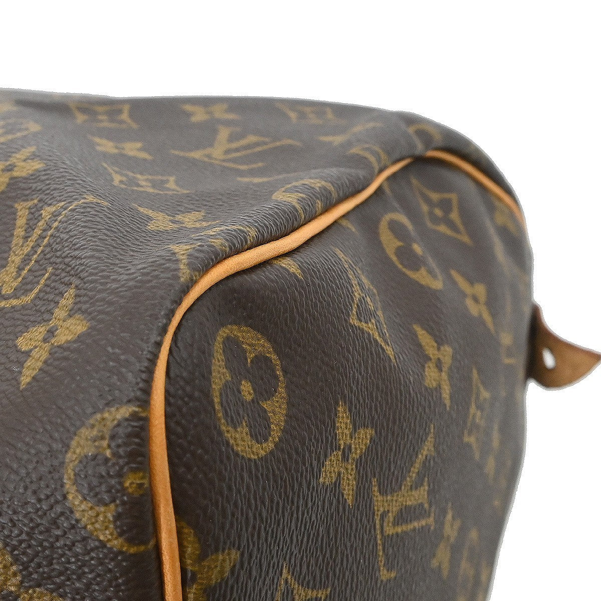 Louis Vuitton Speedy Handbag Monogram Canvas Brown Canvas Handbag (Pre-Owned)