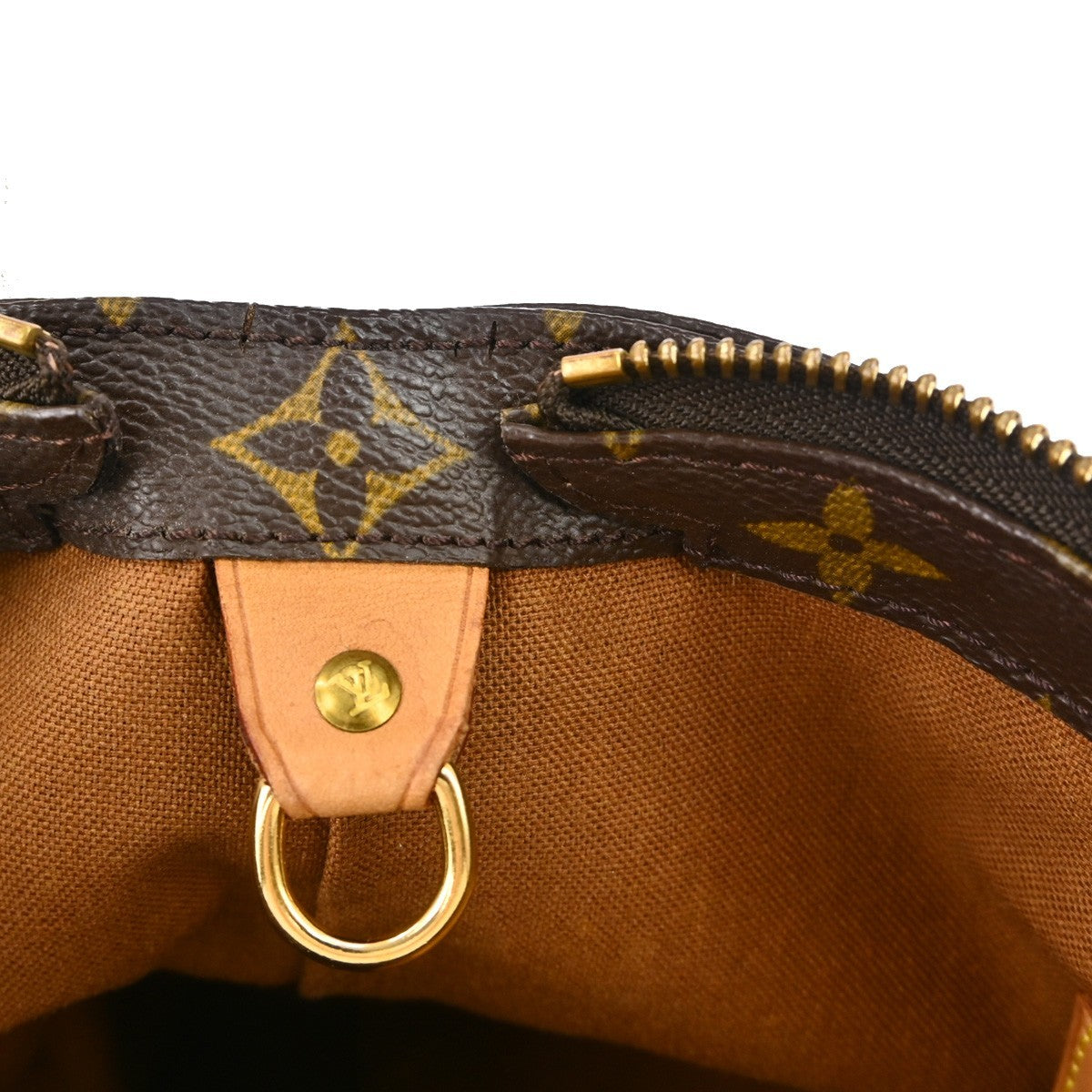 Louis Vuitton Cabas Mezzo Monogram Canvas Brown Canvas Tote Bag Bag (Pre-Owned)