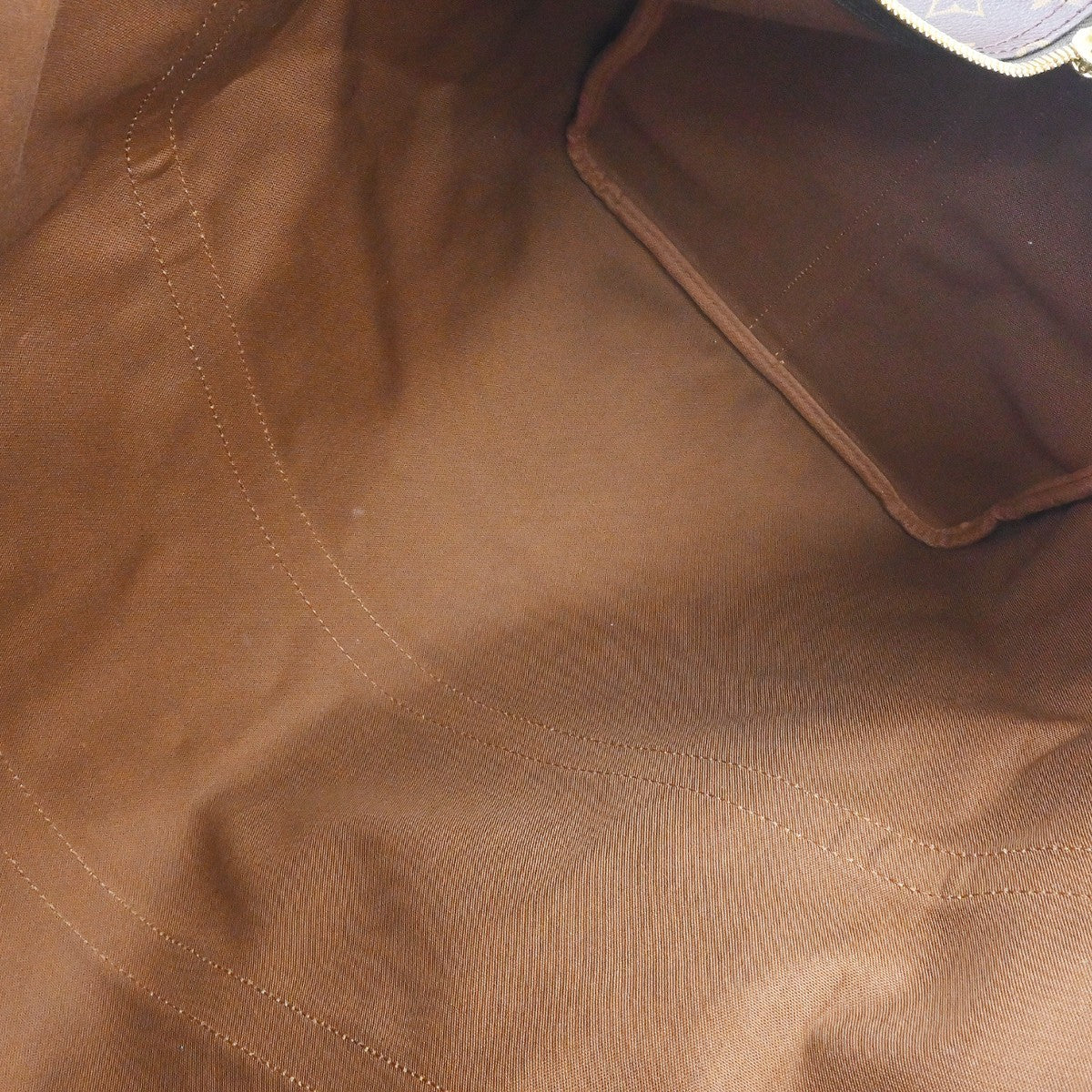 Louis Vuitton Keepall Bandouliere Bag Monogram Canvas Brown Canvas Travel Bag Bag (Pre-Owned)