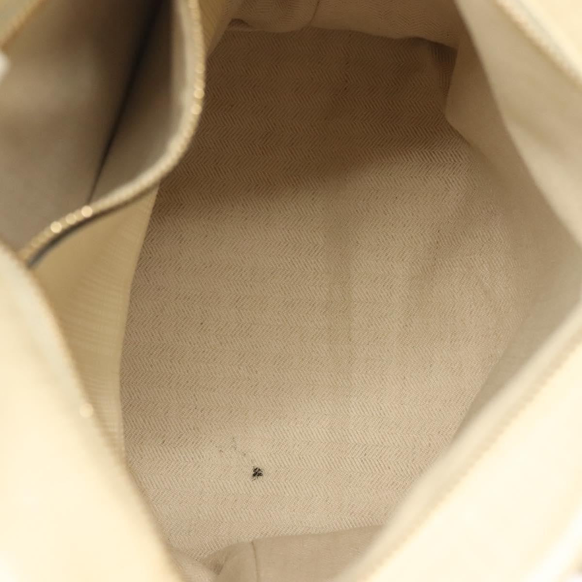 Loewe Shopper Tote Leather Ecru Leather Tote Bag Bag (Pre-Owned)