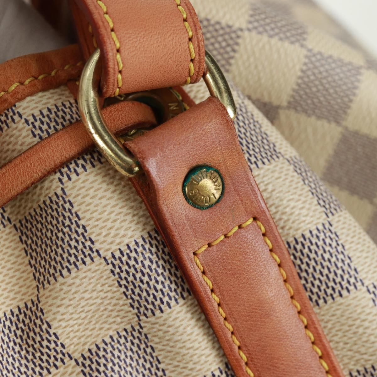 Louis Vuitton Noe Handbag Damier Beige Canvas Shoulder Bag Bag (Pre-Owned)