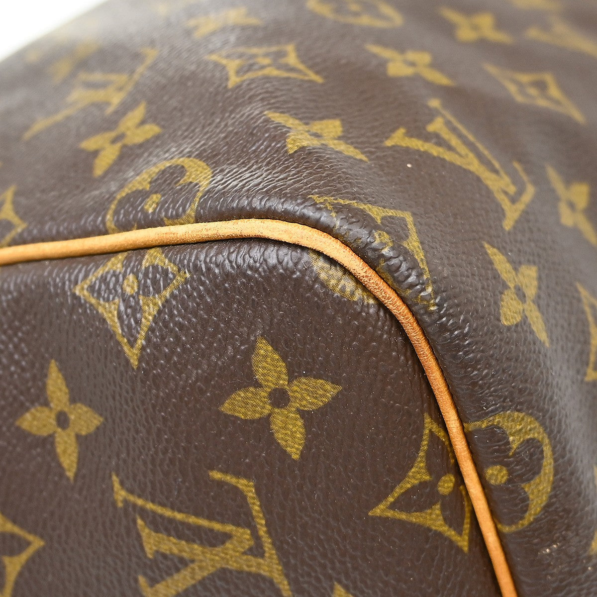 Louis Vuitton Keepall Bandouliere Bag Monogram Canvas Brown Canvas Travel Bag Bag (Pre-Owned)