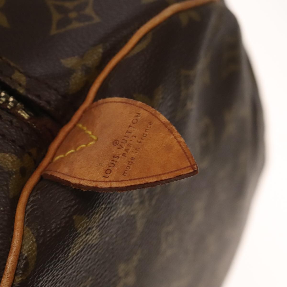 Louis Vuitton Keepall Bag Monogram Canvas Brown Canvas Travel Bag Bag (Pre-Owned)