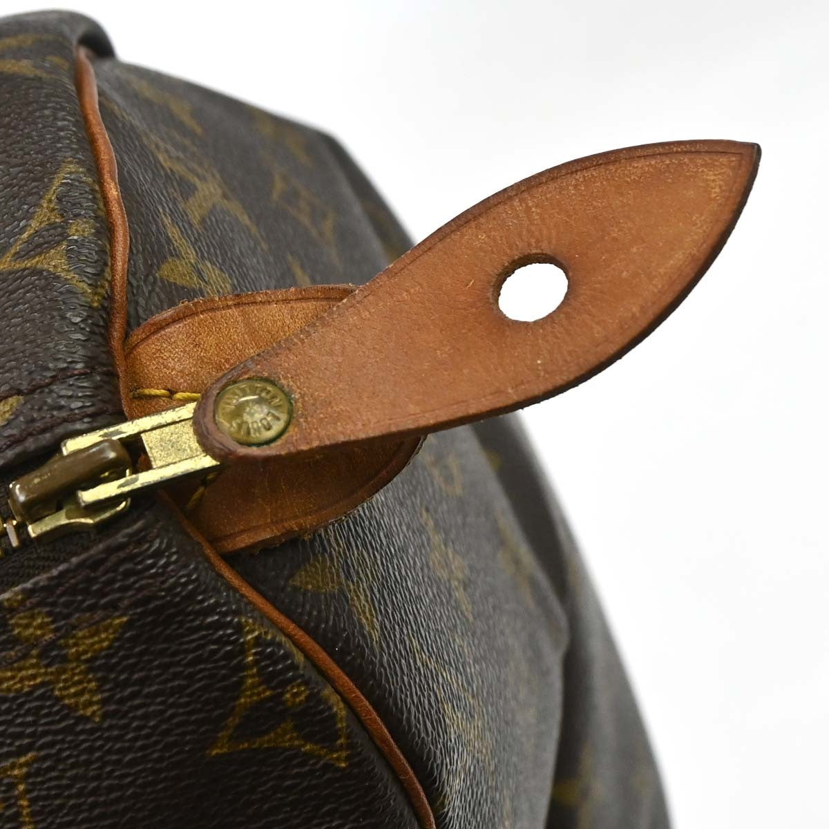 Louis Vuitton Speedy Handbag Monogram Canvas Brown Canvas Handbag (Pre-Owned)