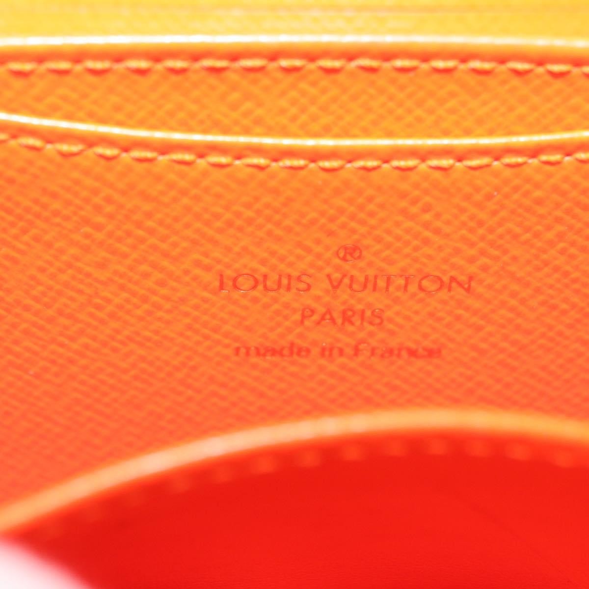 Louis Vuitton Porte-Monnaie Zippy Wallet Monogramme Empreinte Orange Canvas Wallets Accessory (Pre-Owned)