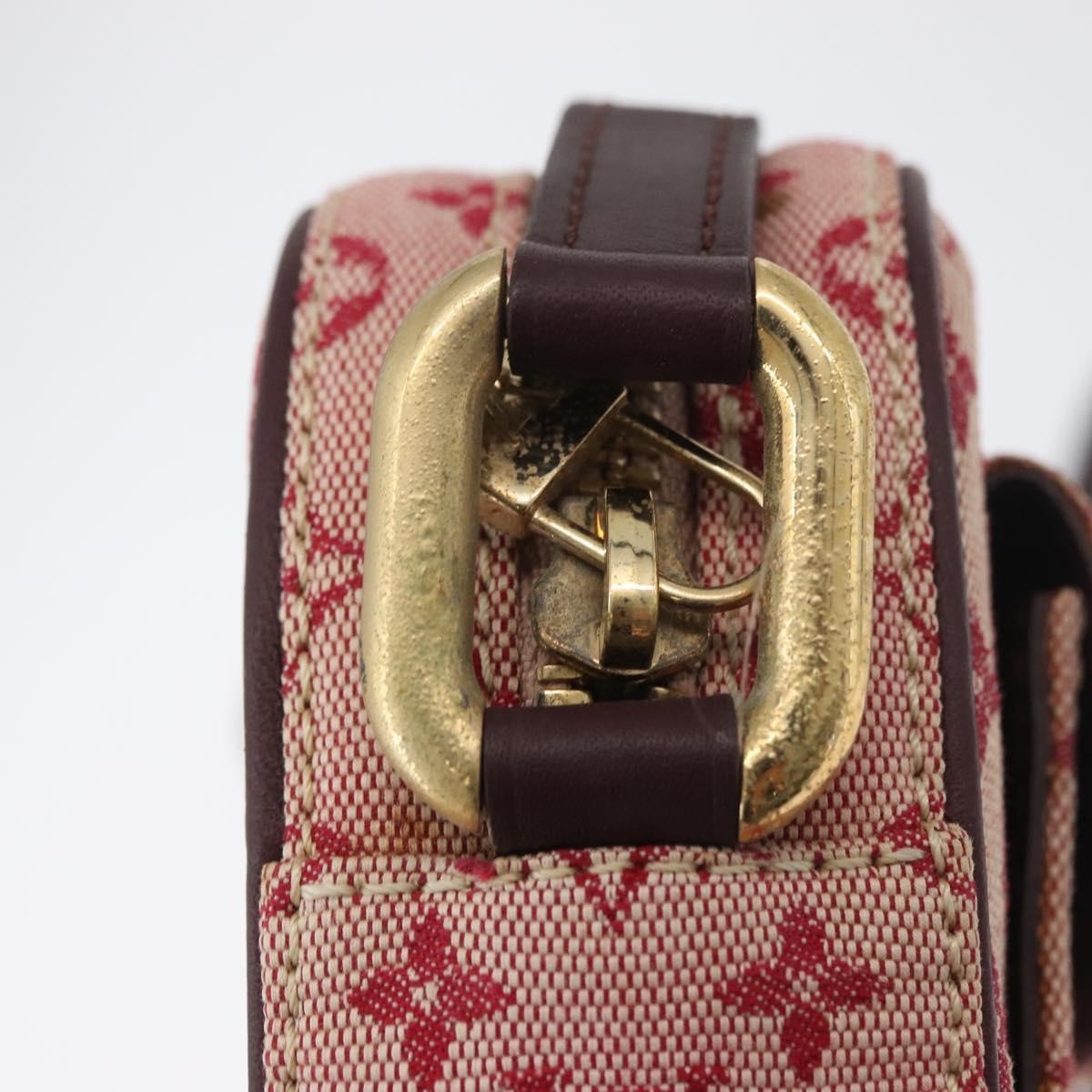 Louis Vuitton Juliette Crossbody Bag Mini Lin Red Canvas Shoulder Bag Bag (Pre-Owned)