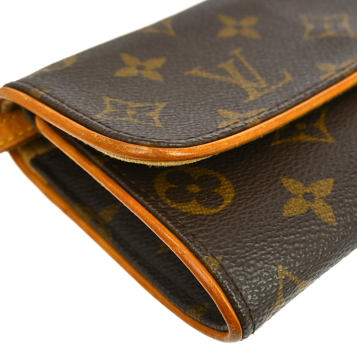 Louis Vuitton Twin Handbag Monogram Canvas Brown Canvas Clutche & Pouche Bag (Pre-Owned)