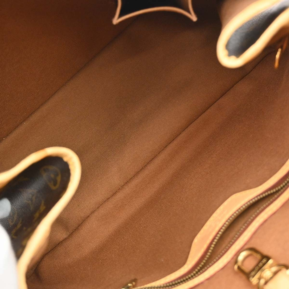 Louis Vuitton Batignolles Handbag Monogram Canvas Brown Canvas Tote Bag Bag (Pre-Owned)