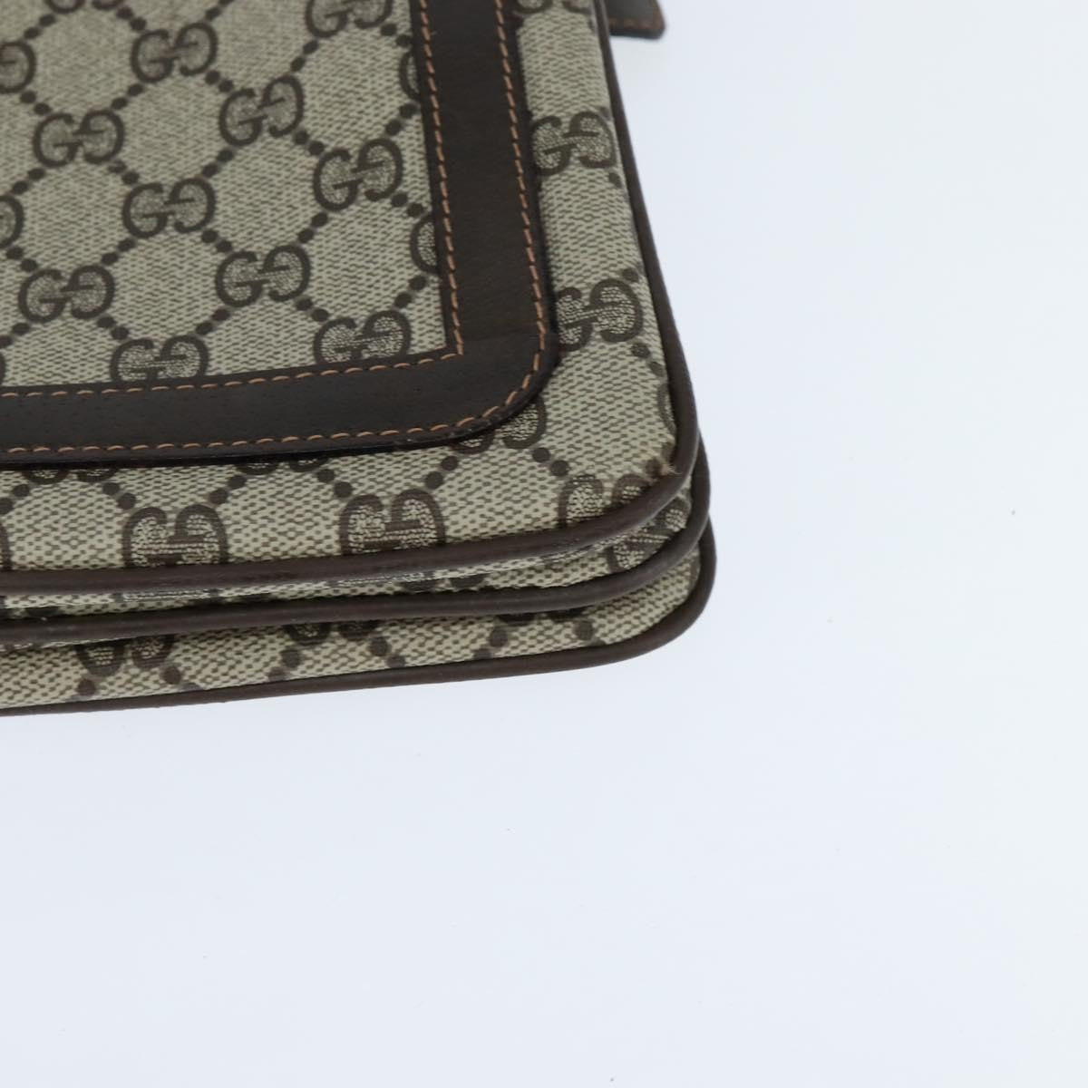 Gucci Ophidia Zip Shoulder Bag Gg Coated Canvas Beige Canvas Shoulder Bag Bag (Pre-Owned)