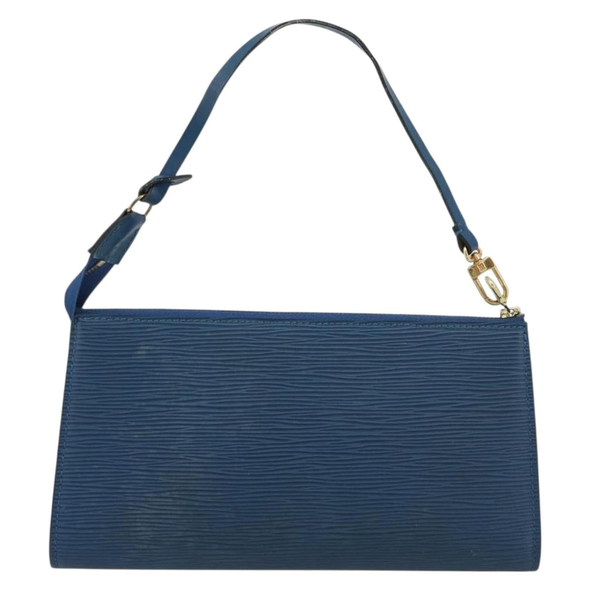 Louis Vuitton Pochette Accessoires Nm Epi Leather Blue Leather Clutche & Pouche Bag (Pre-Owned)