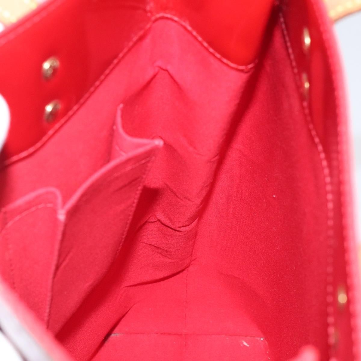 Louis Vuitton Reade Handbag Monogram Vernis Red Patent_Leather Handbag (Pre-Owned)