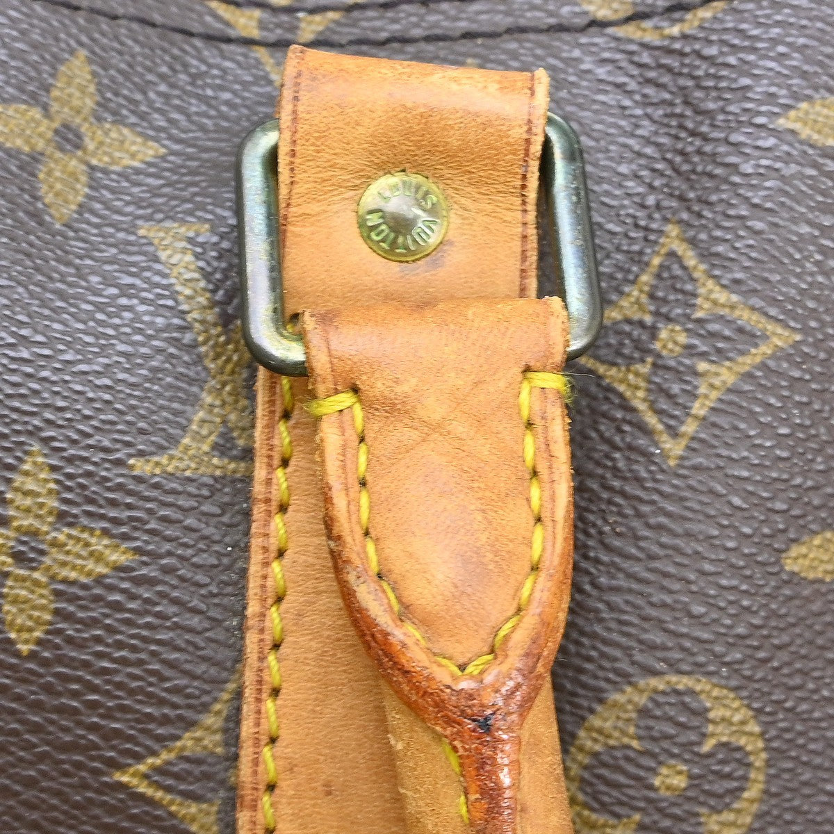Louis Vuitton Keepall Bandouliere Bag Monogram Canvas Brown Canvas Travel Bag Bag (Pre-Owned)