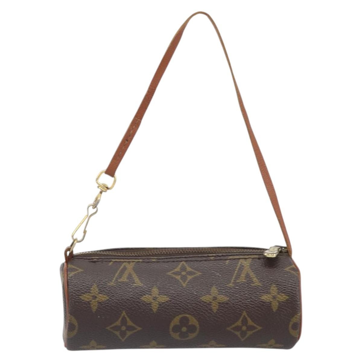 Louis Vuitton Papillon Pochette Monogram Canvas Brown Canvas Clutche & Pouche Bag (Pre-Owned)