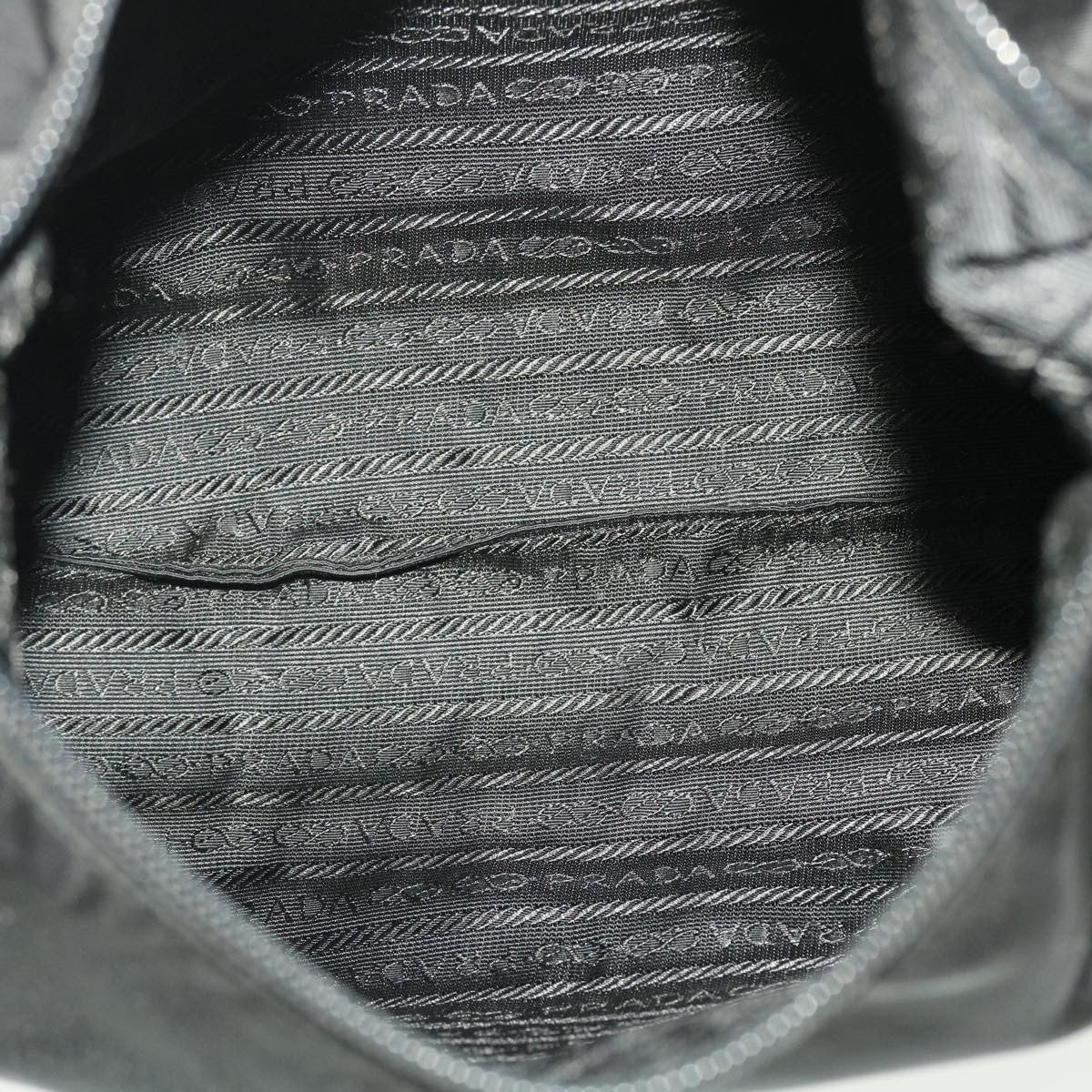 Prada Vintage Shoulder Bag Tessuto Black Nylon Shoulder Bag Bag (Pre-Owned)