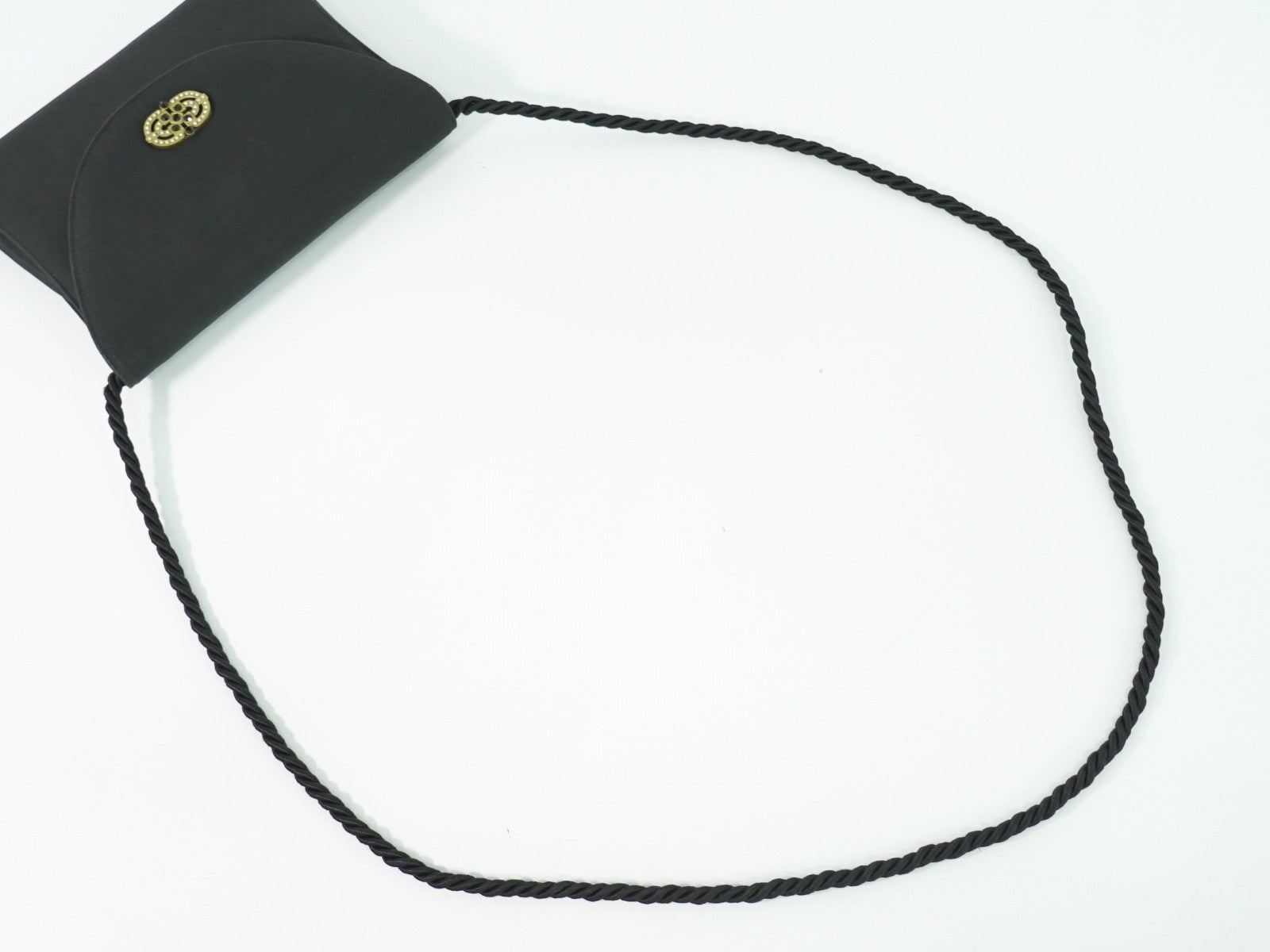 Salvatore Ferragamo Vintage Shoulder Bag Nylon Black Nylon Shoulder Bag Bag (Pre-Owned)