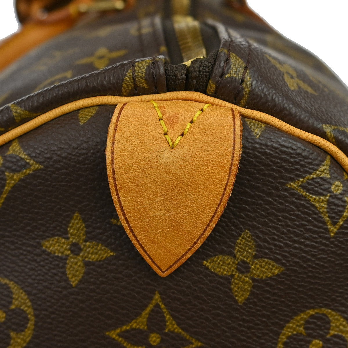 Louis Vuitton Keepall Bag Monogram Canvas Brown Canvas Travel Bag Bag (Pre-Owned)