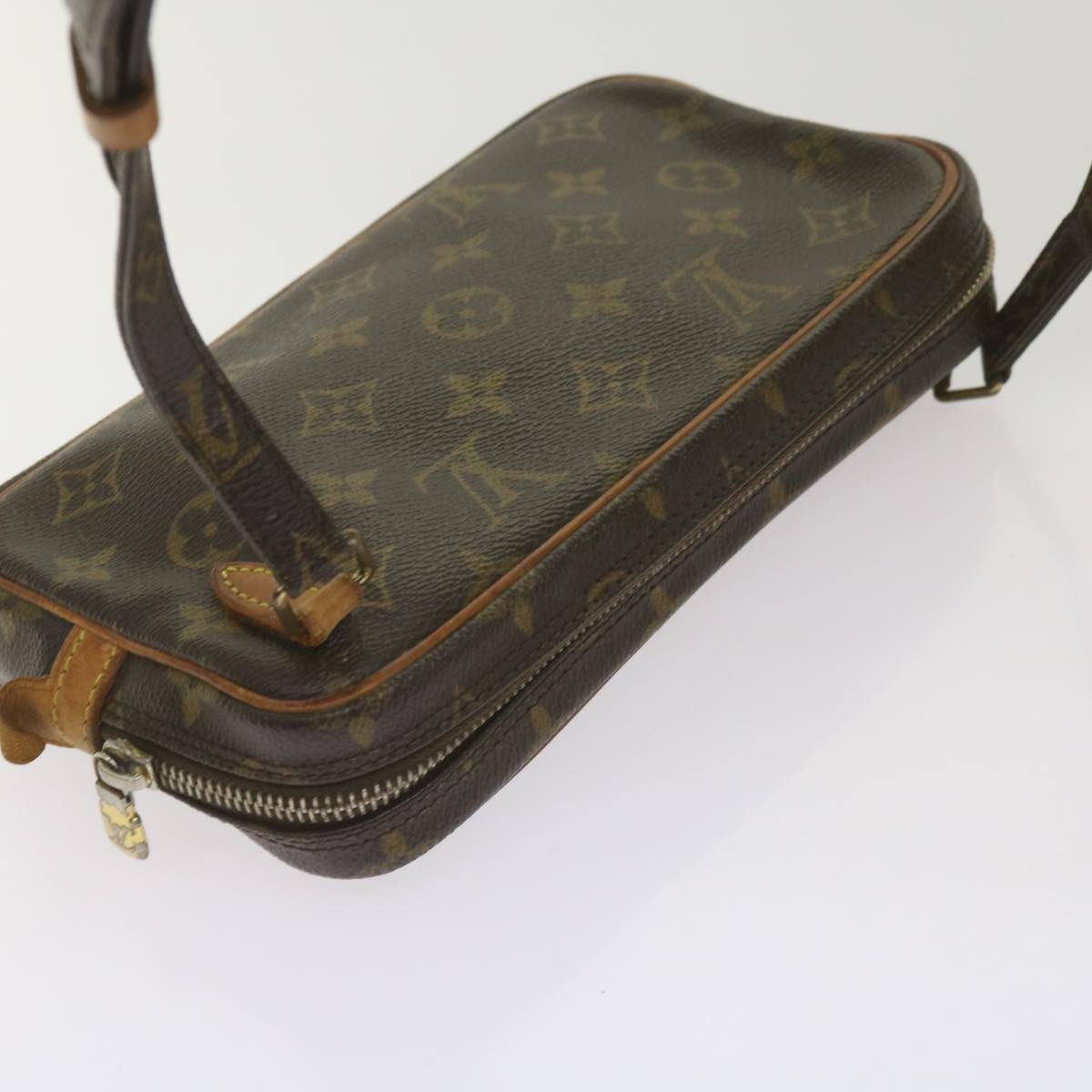 Louis Vuitton Pochette Marly Bandouliere Bag Monogram Canvas Brown Canvas Shoulder Bag Bag (Pre-Owned)