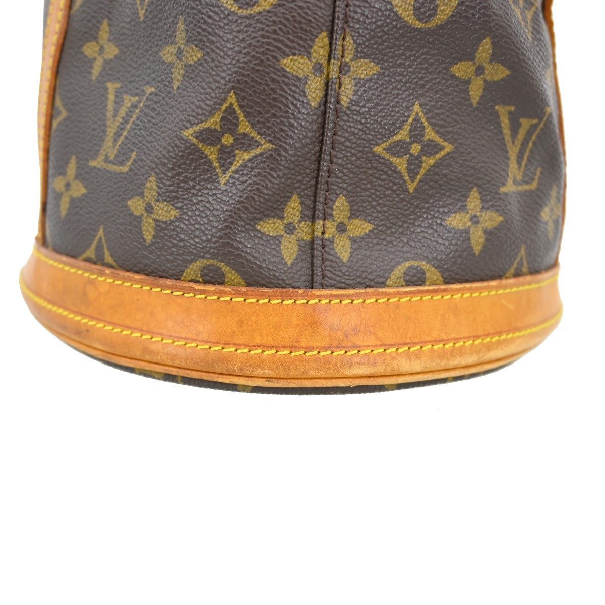 Louis Vuitton Bucket Bag Monogram Canvas Brown Canvas Tote Bag Bag (Pre-Owned)