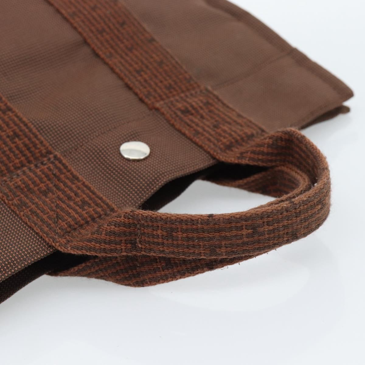 Hermes Fourre-Tout Herline Fourre-Tout Herline Brown Canvas Tote Bag Bag (Pre-Owned)